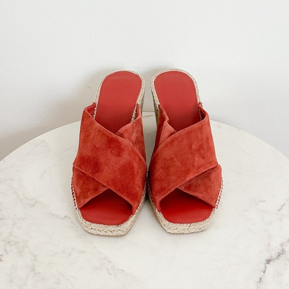 NEW Vince Gaelan Wedge Espadrille Sandals Size 10 - Picture 4 of 8